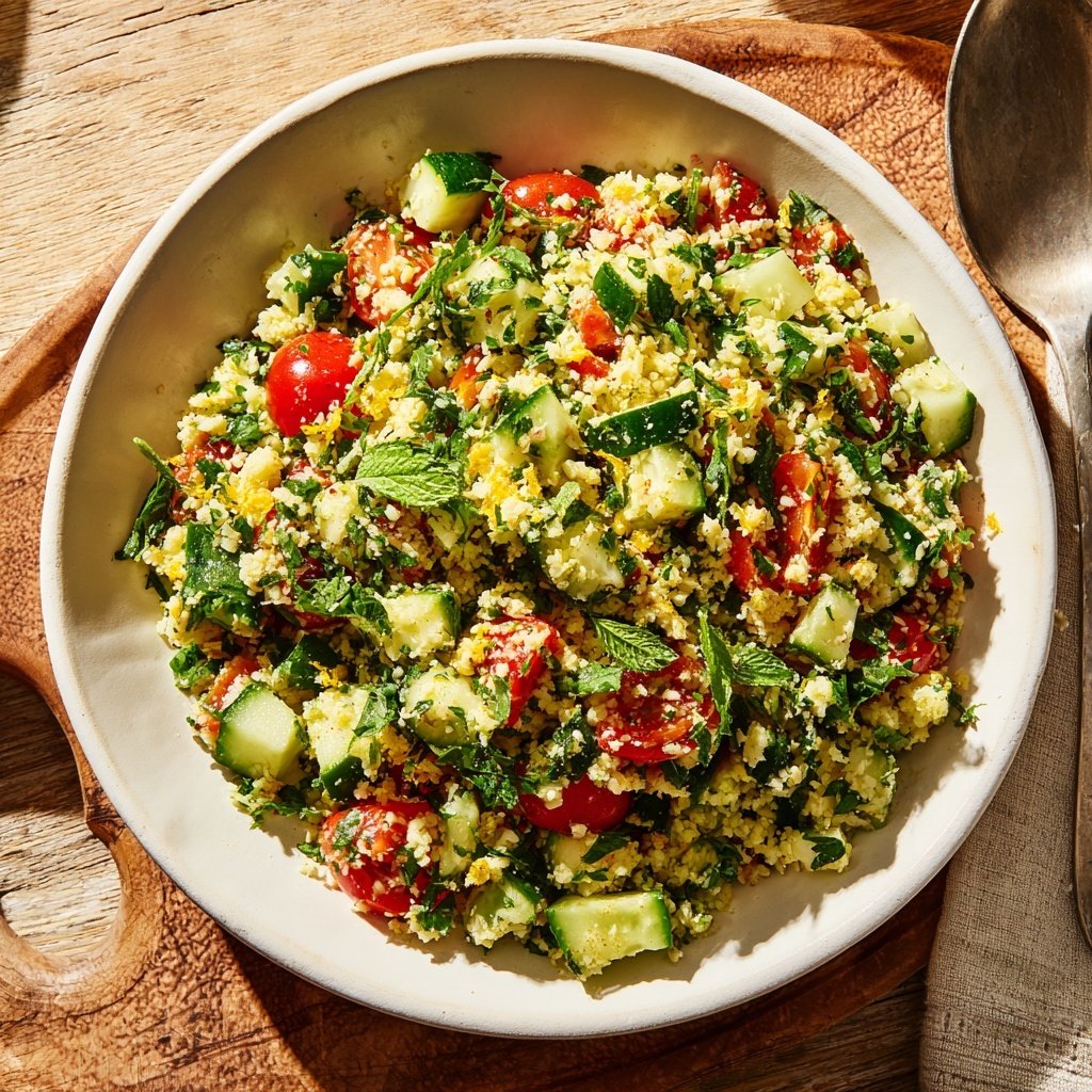 Mediterranean Cauliflower Tabbouleh