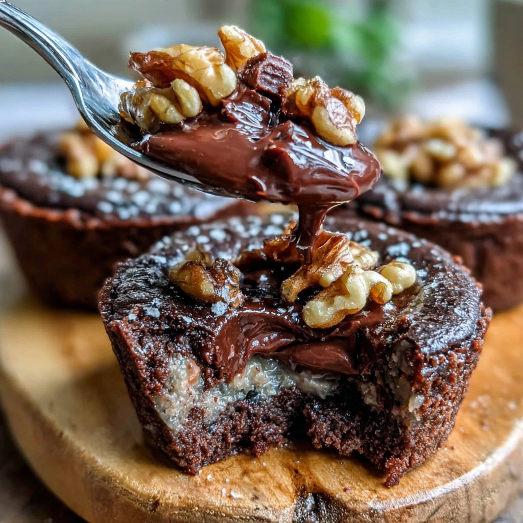 Creamy Chocolate Brownie Cups