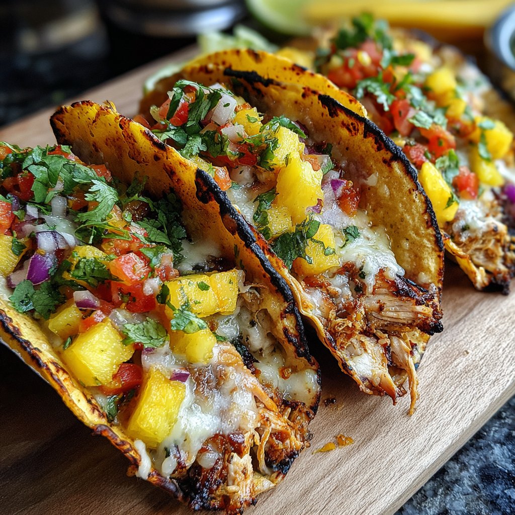Caribbean Jerk Chicken Tacos