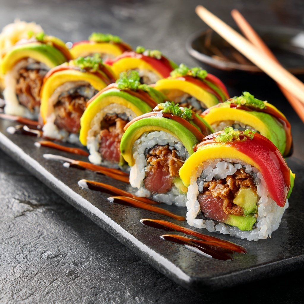 Global Japanese Sushi Rolls