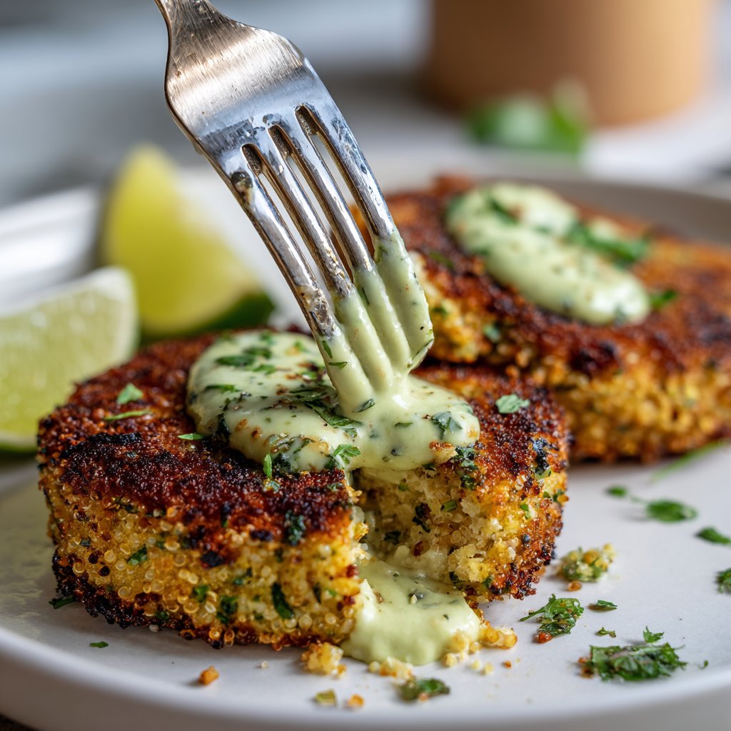 Crispy Quinoa Salmon Cakes